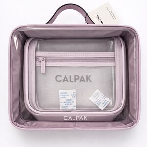 Calpak Dusty Lilac Clear Travel Packing Cube Set